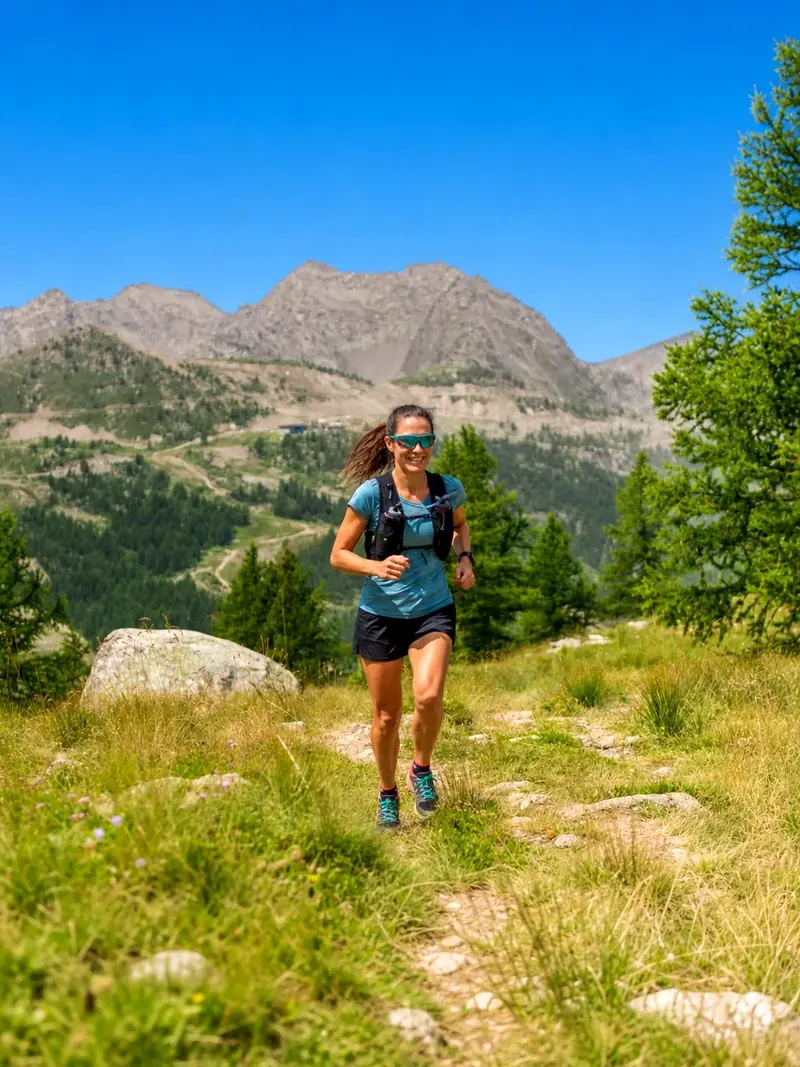 Stage trail en montagne à Isola 2000 dans les Alpes du Sud